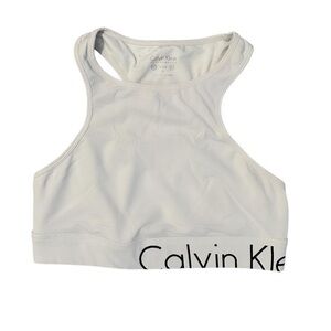 Calvin Klein White Sports Bra
